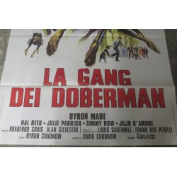 Film poster "The Doberman Gang" 1973