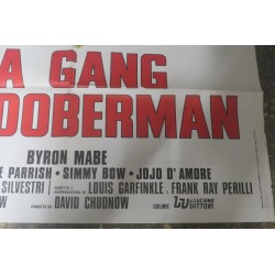 Film poster "The Doberman Gang" 1973
