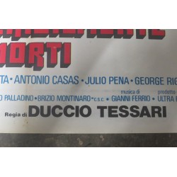 1969 film poster "Live or preferably dead" with Giuliano Gemma