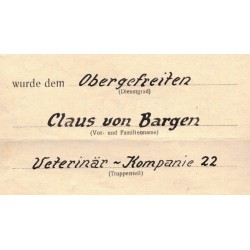 Important lot consisting of KRIM shield and certificate