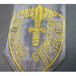 Grenadier of Savoy troop sleeve shield, embroidered model