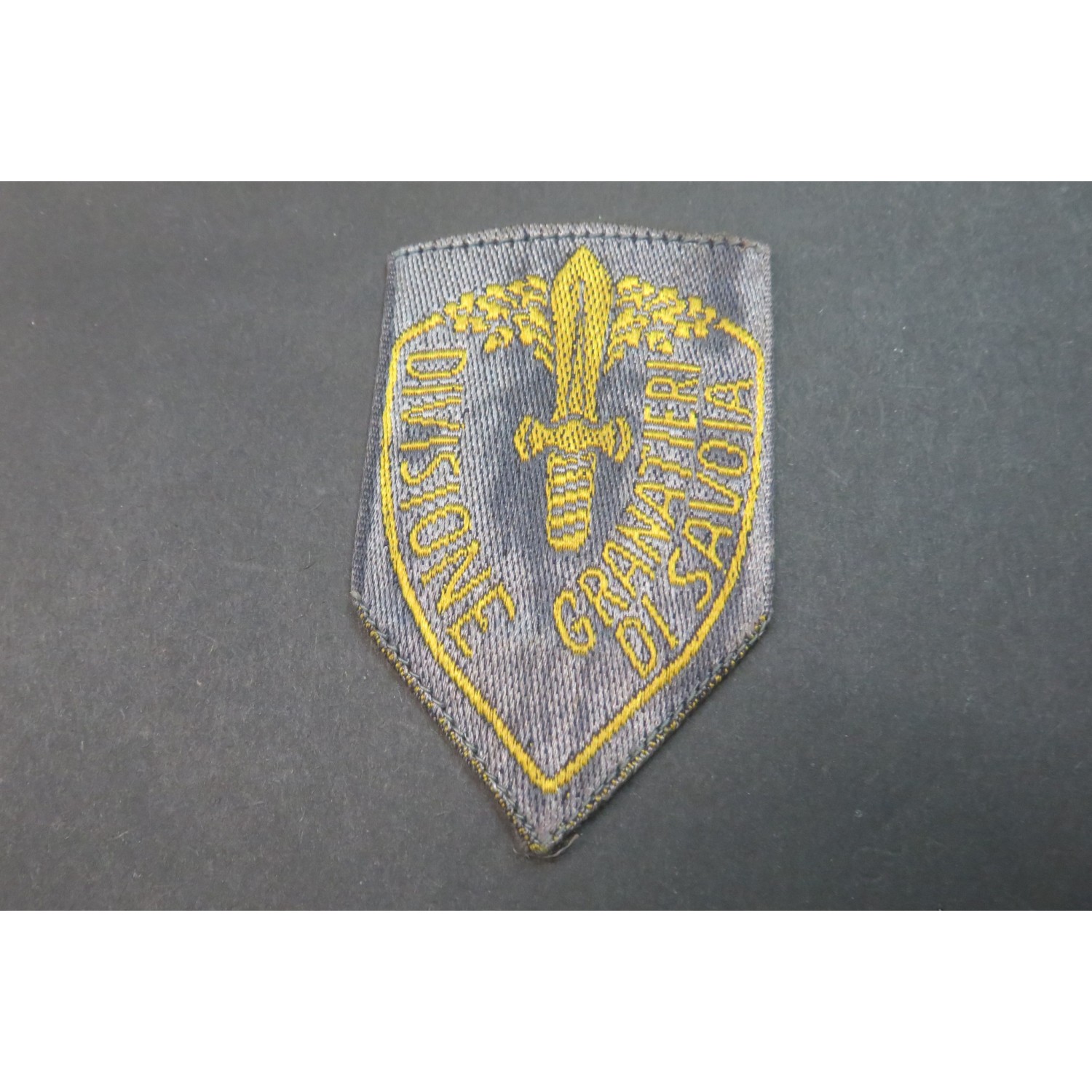 Grenadier of Savoy troop sleeve shield, embroidered model