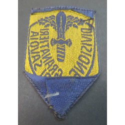Grenadier of Savoy troop sleeve shield, embroidered model
