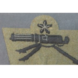 Rare arm frieze, specialty machine gunner, tropical model, measuring approx. 9 x 6 cm