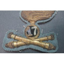 Officer cap badge 17 ° Rgt. Field Artillery