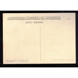 Cartolina Coloniale "Artiglieria Indigena da Montagna" Africa Orientale