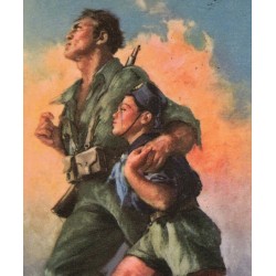 Rare circulated "Ai Soldati d'Italia" GIL postcard