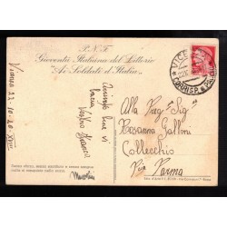 Rare circulated "Ai Soldati d'Italia" GIL postcard