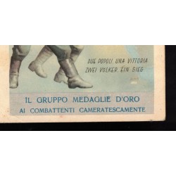 Postcard Group Gold Medals "Two Peoples One War"
