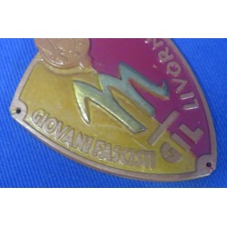 Rare "LIVORNO" GIL Young Fascist sleeve shield, model in Bakelite