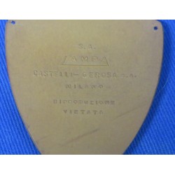 Rare "LIVORNO" GIL Young Fascist sleeve shield, model in Bakelite