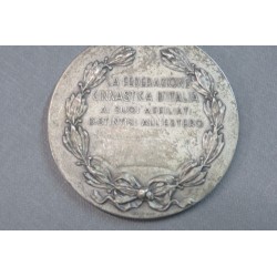 FGI Italian Gymnastics Federation 20s large format medal