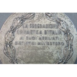 FGI Italian Gymnastics Federation 20s large format medal