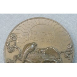 Medaglia in bronzo a ricordo del 24° anno della Fondazione del Comitato "Pro Familia"