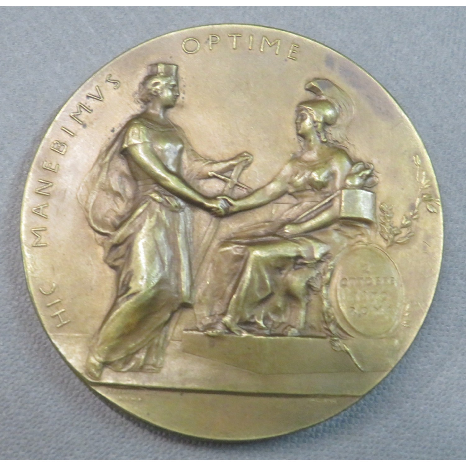 Bellissima medaglia non portativa commemorativa la presa di Porta Pia 1870