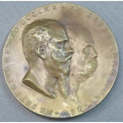 Bellissima medaglia non portativa commemorativa la presa di Porta Pia 1870