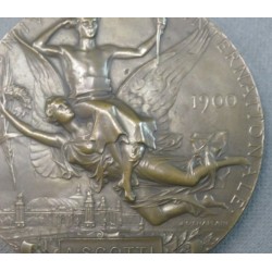 Medaglia non portativa coniata per la Mostra Universale di Parigi 1900