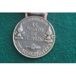 Medal "Al merito di Servizio" Corpo Naz.le Vigili del Fuoco Firefighters