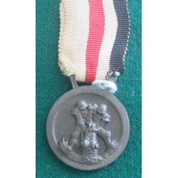 Zinc Medal Italian German Campaign in Africa Mod.6