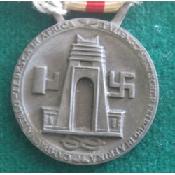 Zinc Medal Italian German Campaign in Africa Mod.6