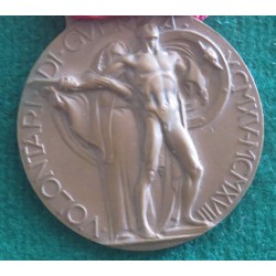 Medaglia in bronzo Volontario di Guerra 1915/1918 inc. Morbiducci