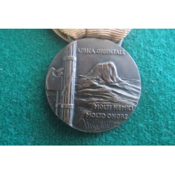 Medal Campaign of Africa 1935 1936 model Regia Zecca, vintage ribbon but not the official one