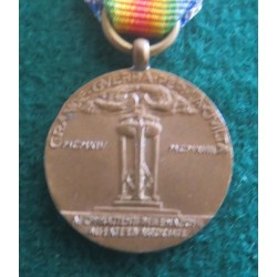 Medaglia mignon detta Interalleata modello italiano 1915/1918