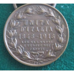 Medaglia commemorativa Unita d Italia 1848 1918 Ass.Madri e Vedove dei Caduti