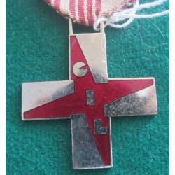 GIL cross medal, red color, small model