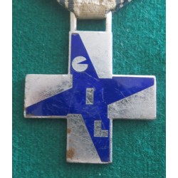 Medaglia a croce GIL, colore blu, modello grande