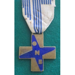 ONB cross medal, blue color, large model