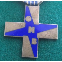 Medaglia a croce ONB  , colore blu , modello piccolo