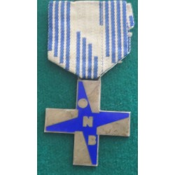 Medaglia a croce ONB  , colore blu , modello piccolo