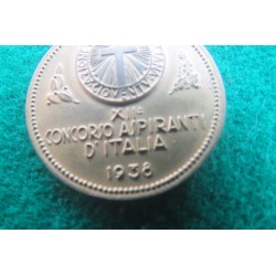Medaglia religiosa  in bronzo dorato Azione Cattolica 1938