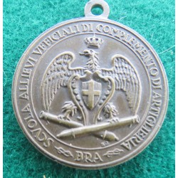 Medal Officers  Artillery Complement Training School Bra Cuneo