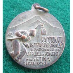 Medaglia UNUCI Catania 1° Campionato Interregionale di Marcia con gli Sci