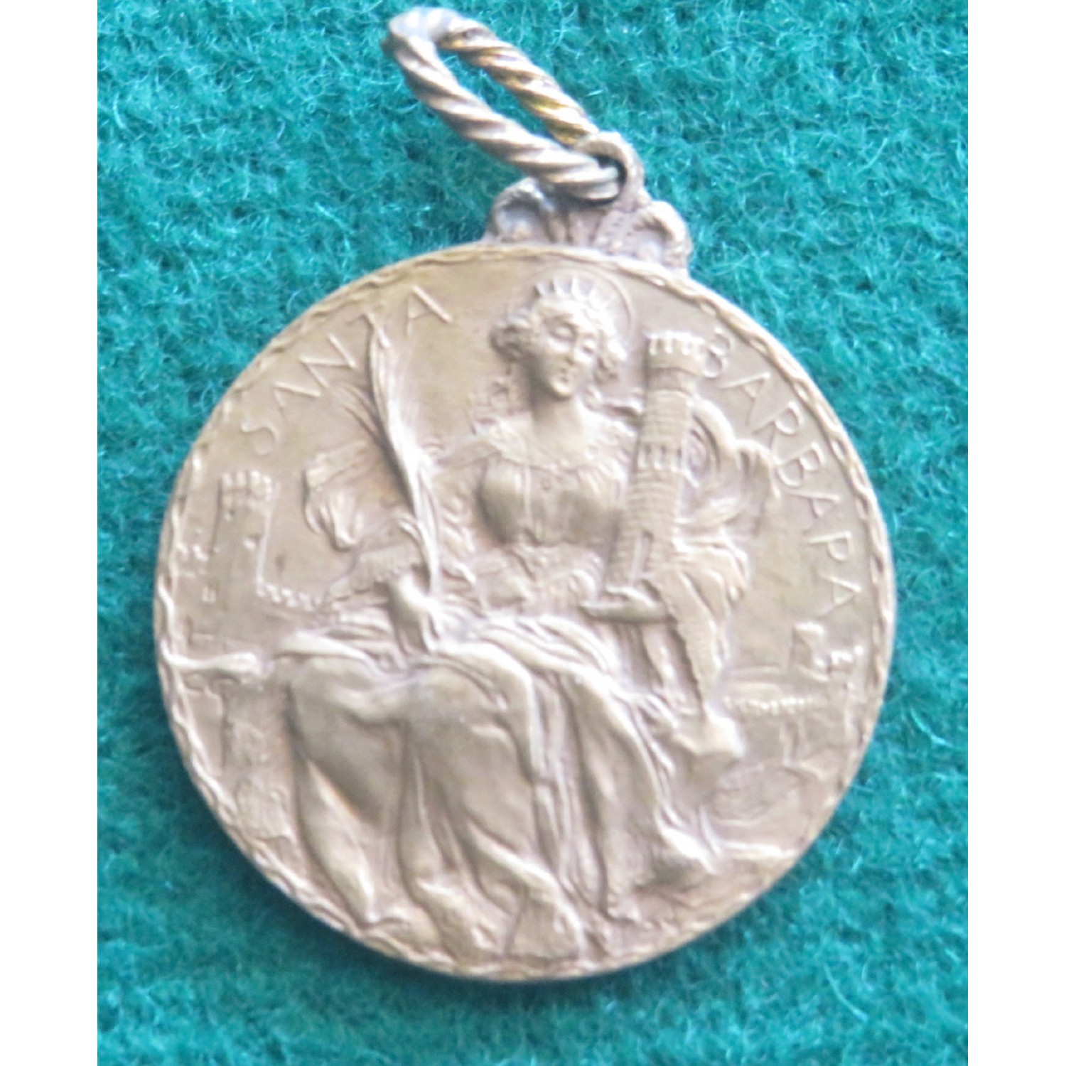 Medaglia reggimentale in bronzo Scuola Bombardieri 1916