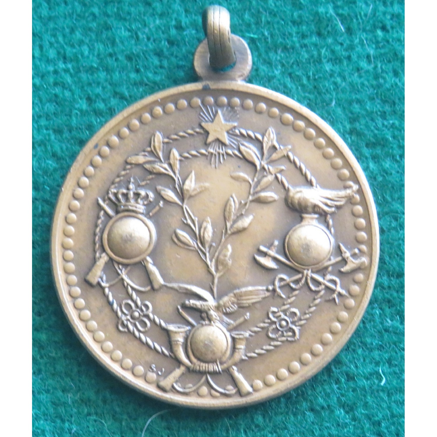 Bronze regimental medal Scuola Allievi Sottufficiali Rieti