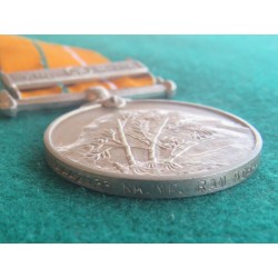 Medaglia indiana Sainya Seva, (1960) con barra Jammu-Kashmir