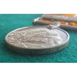 Medaglia indiana Sainya Seva, (1960) con barra Jammu-Kashmir