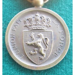 Medaglia in bronzo Belgio Commemorativa Guerra Granco Prussiana 1870  1871