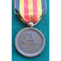 Medaglia in bronzo Belgio Commemorativa Guerra Granco Prussiana 1870  1871