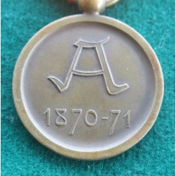 Medaglia in bronzo Belgio Commemorativa Guerra Granco Prussiana 1870  1871