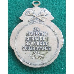 Medaglia Croata XV anni di Anzianita Corpo dei Pompieri