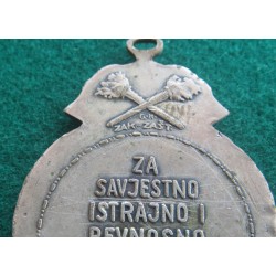 Medaglia Croata XV anni di Anzianita Corpo dei Pompieri