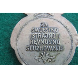 Medaglia Croata XV anni di Anzianita Corpo dei Pompieri