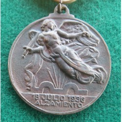 Medaglia in bronzo Spagna Alzamiento 18 Julio 1936