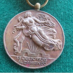 Medaglia in bronzo Spagna Alzamiento 18 Julio 1936