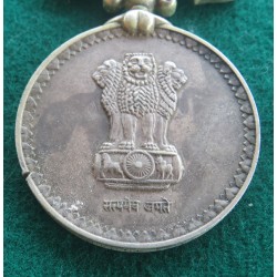MEDAL INDIA, Long Service and Good Conduct, silver, nominative, awarded to a Sikh