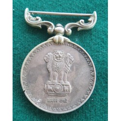 MEDAL INDIA, Long Service and Good Conduct, silver, nominative, awarded to a Sikh